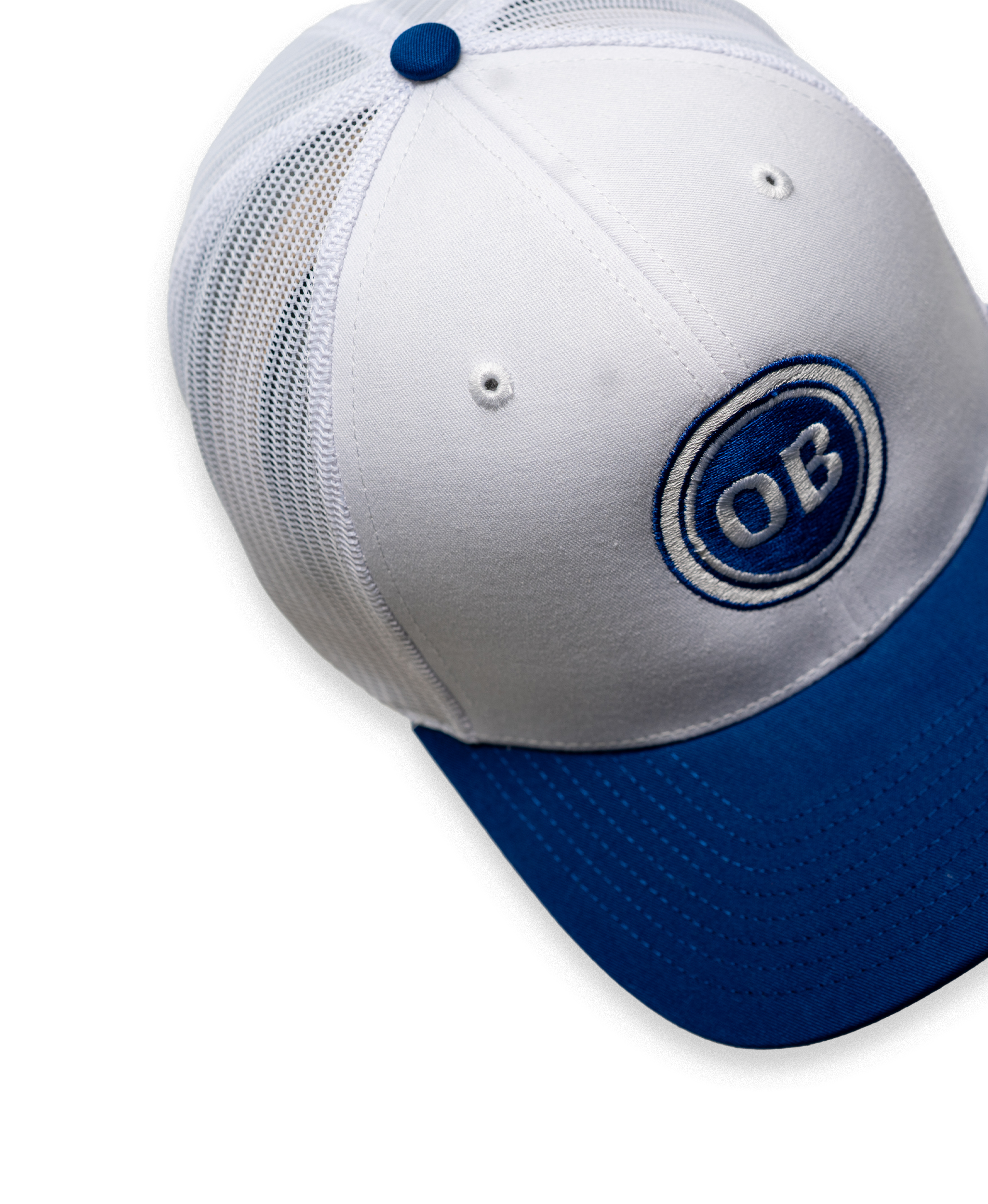 OB Trucker Cap - BLÅ/HVID