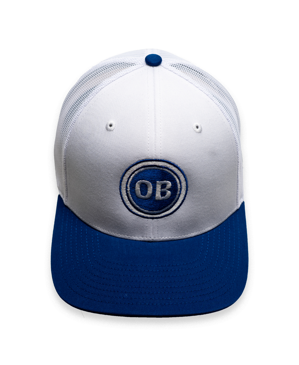 OB Trucker Cap - BLÅ/HVID