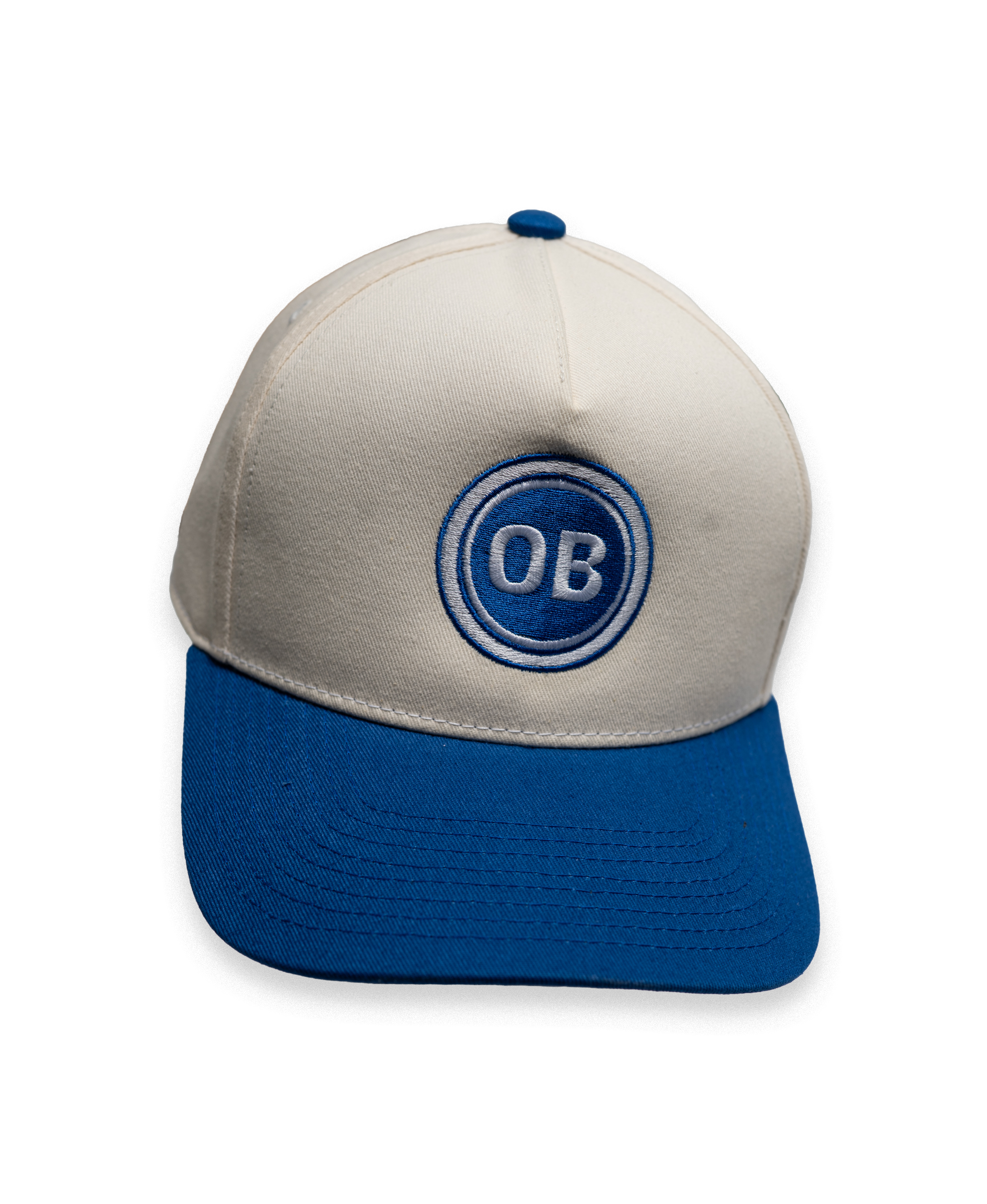 OB Snapback – Hvid/Blå
