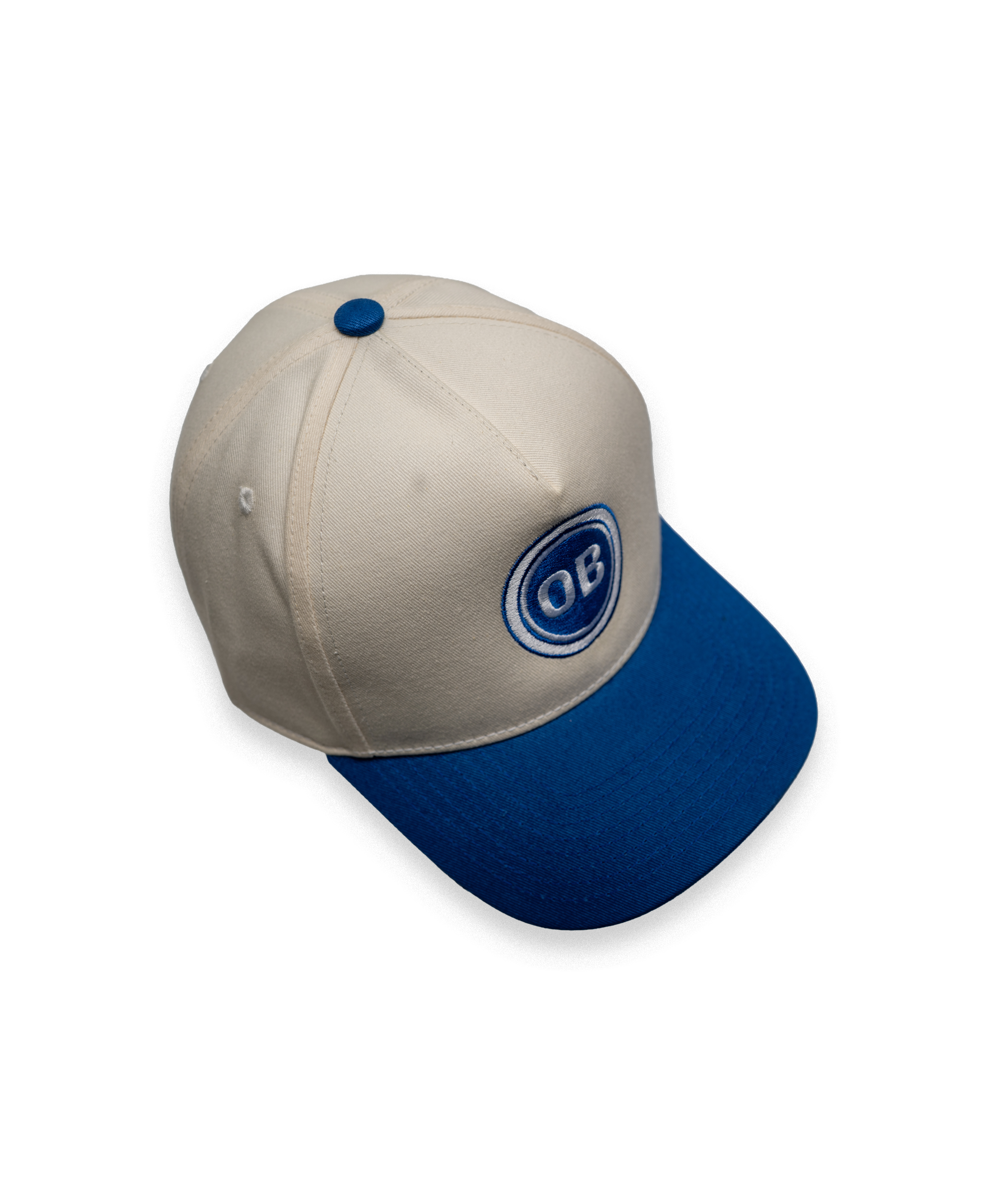 OB Snapback – Hvid/Blå