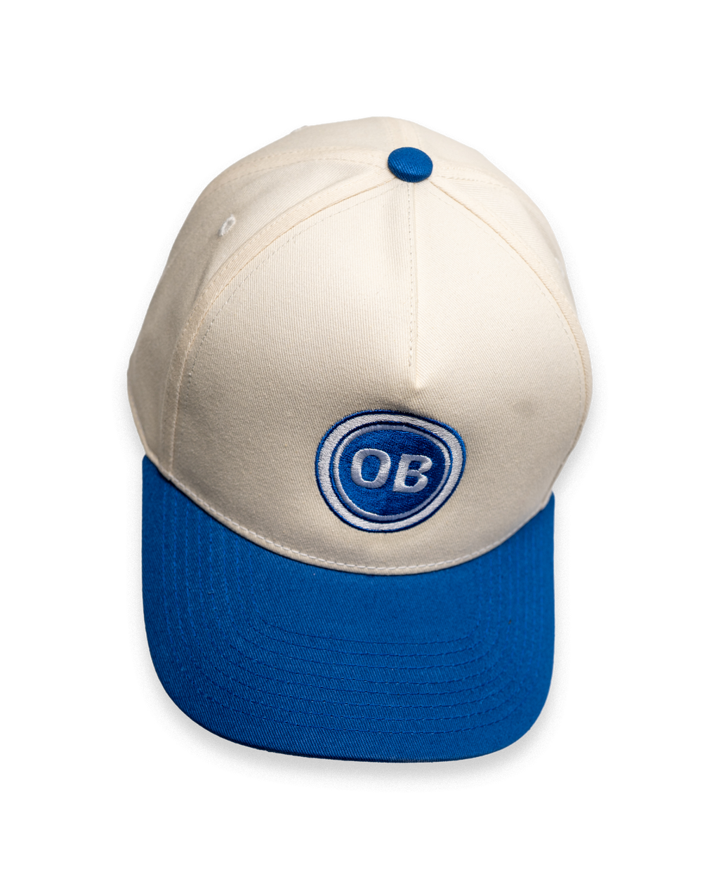 OB Snapback – Hvid/Blå
