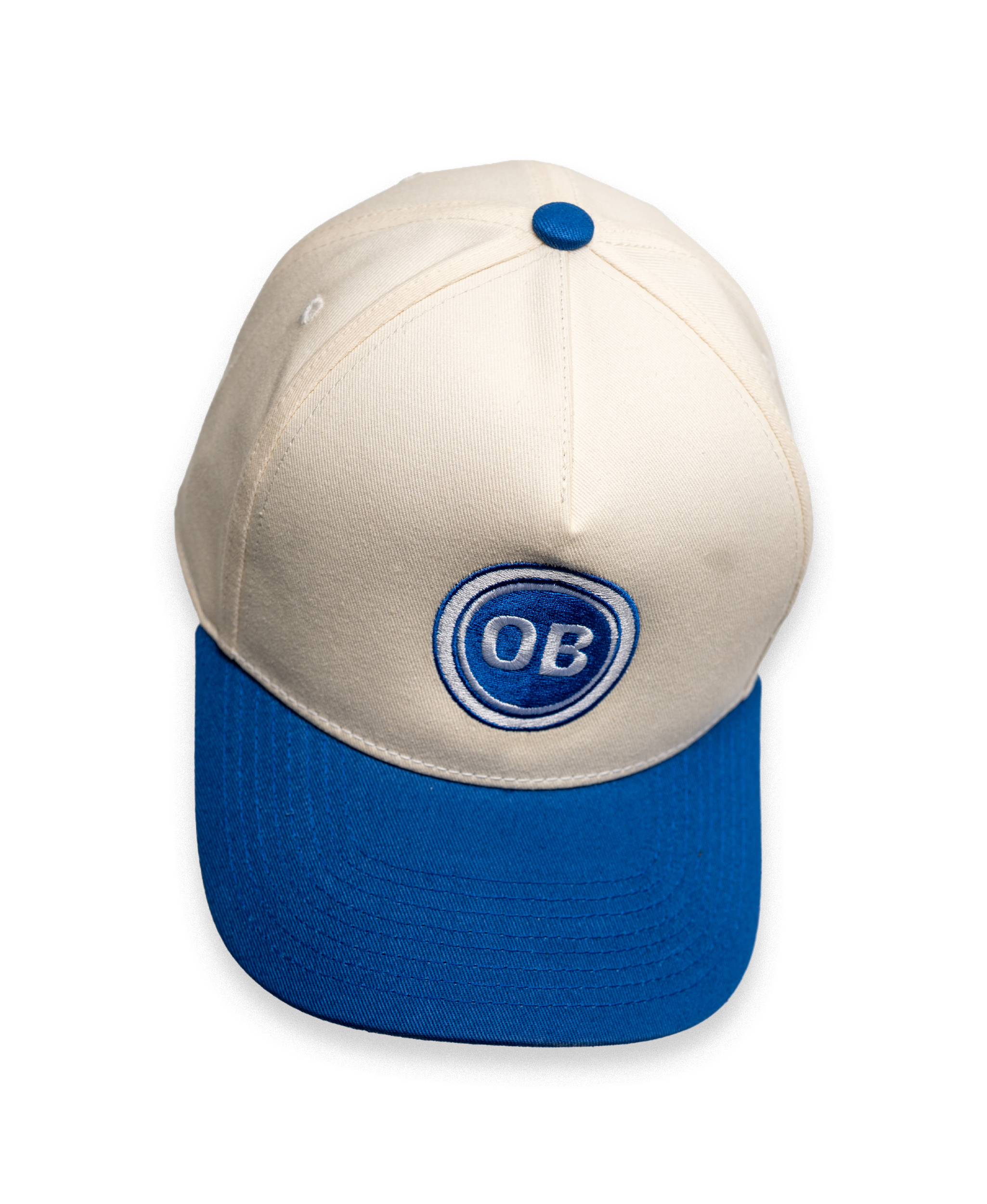 OB Snapback – Hvid/Blå