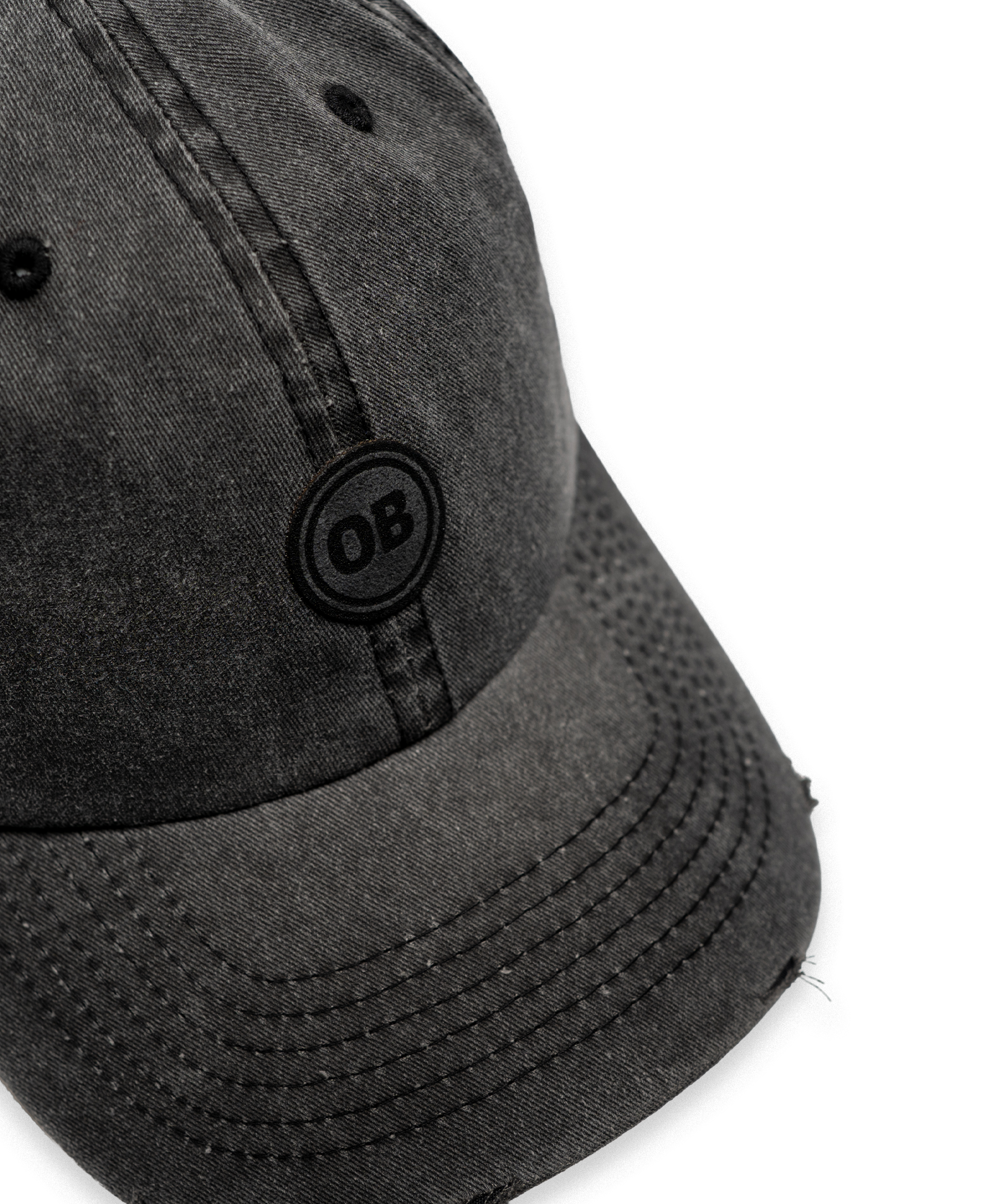 OB Washed Dad Cap – Black