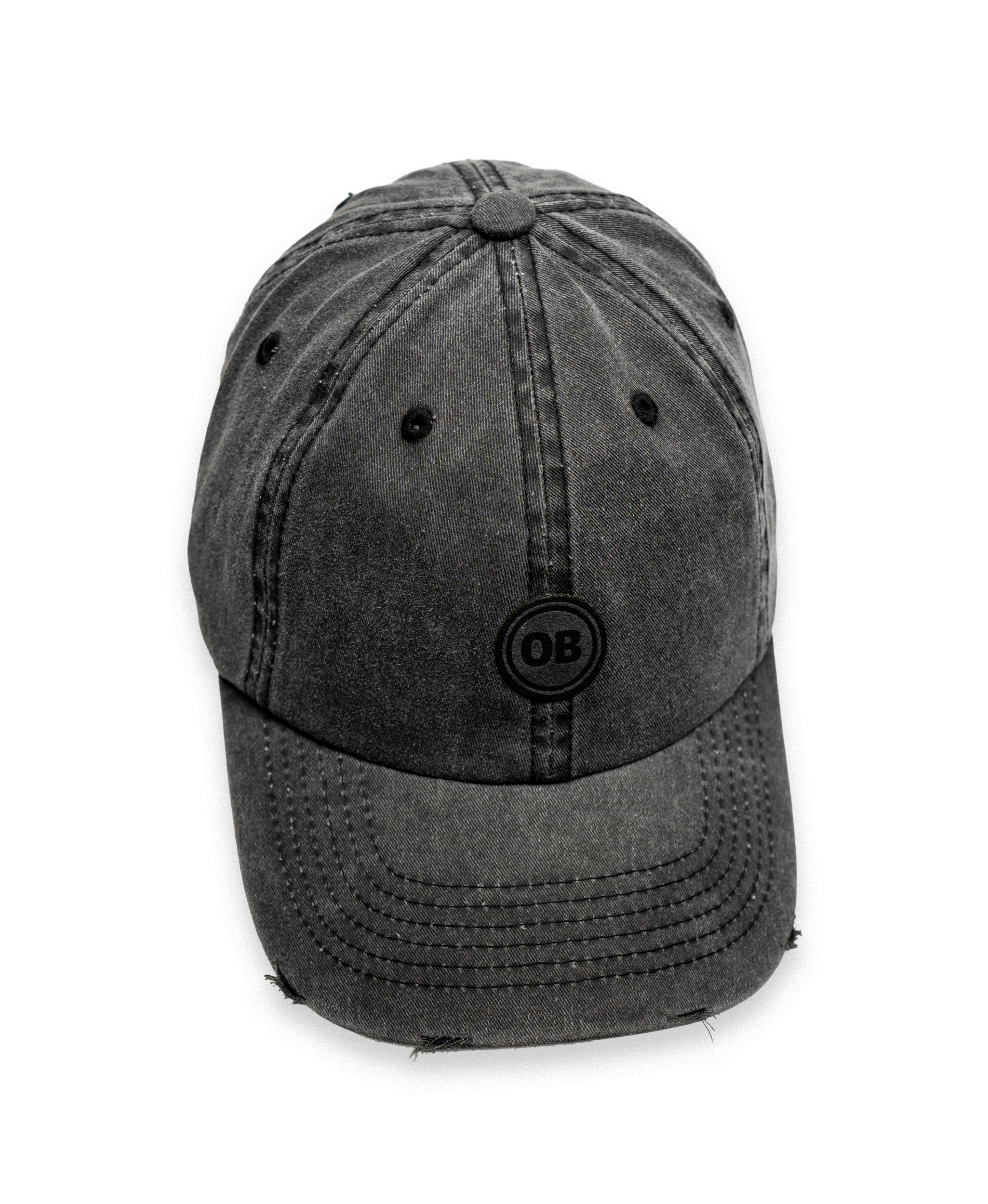 OB Washed Dad Cap – Black