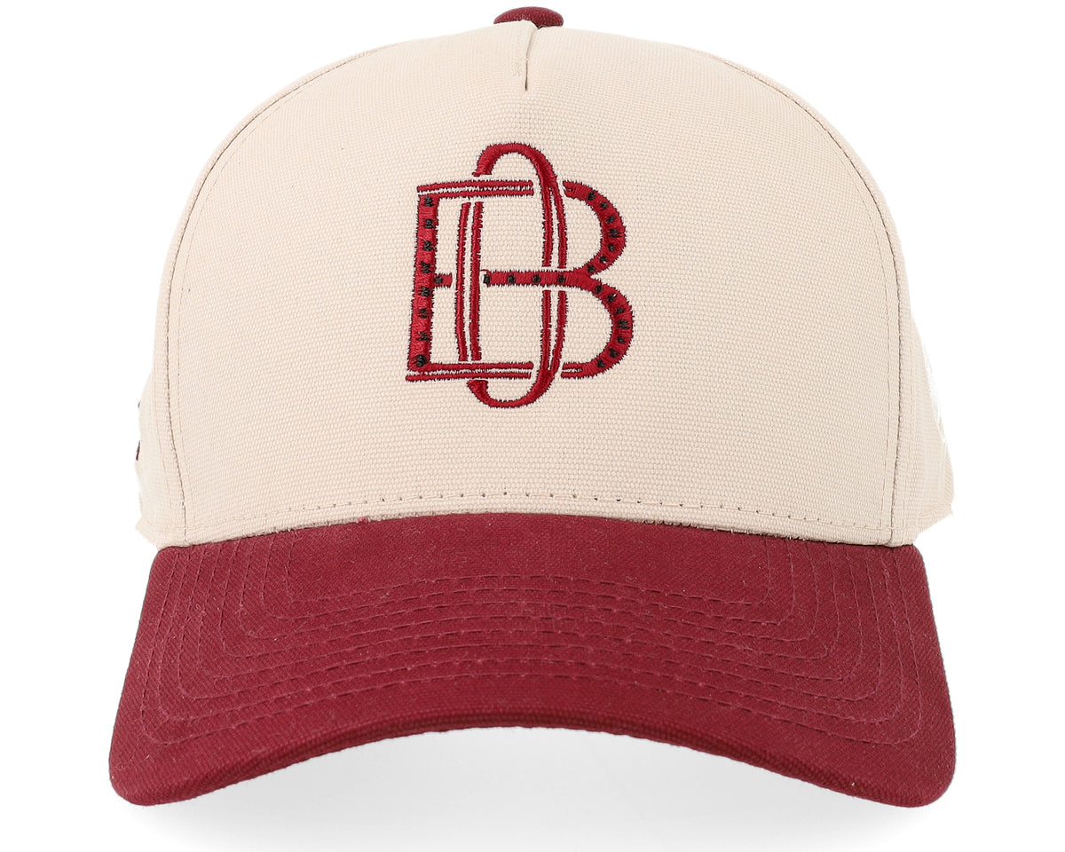 OB Heritage Cap – Creme/Bordeaux