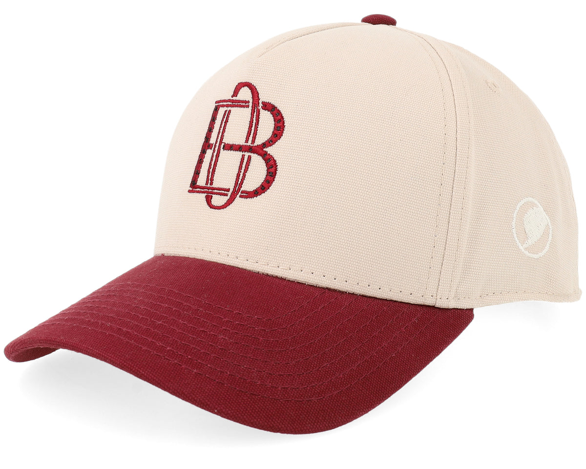 OB Heritage Cap – Creme/Bordeaux