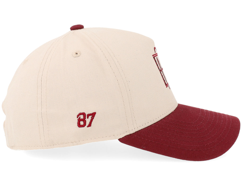 OB Heritage Cap – Creme/Bordeaux