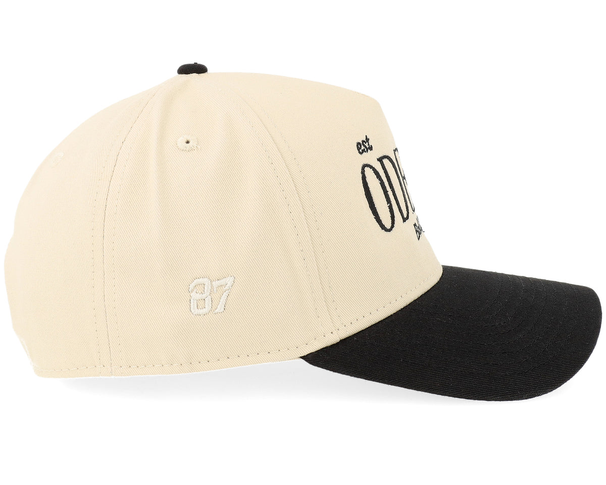 OB Established Cap – Creme/Sort