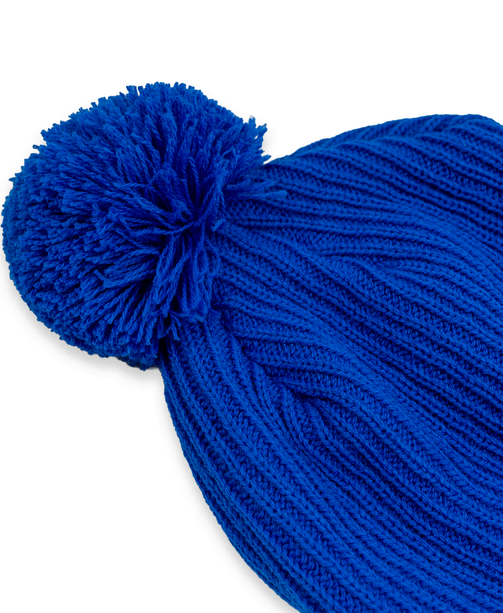 Beanie - Bronx 1887 blue with pompom