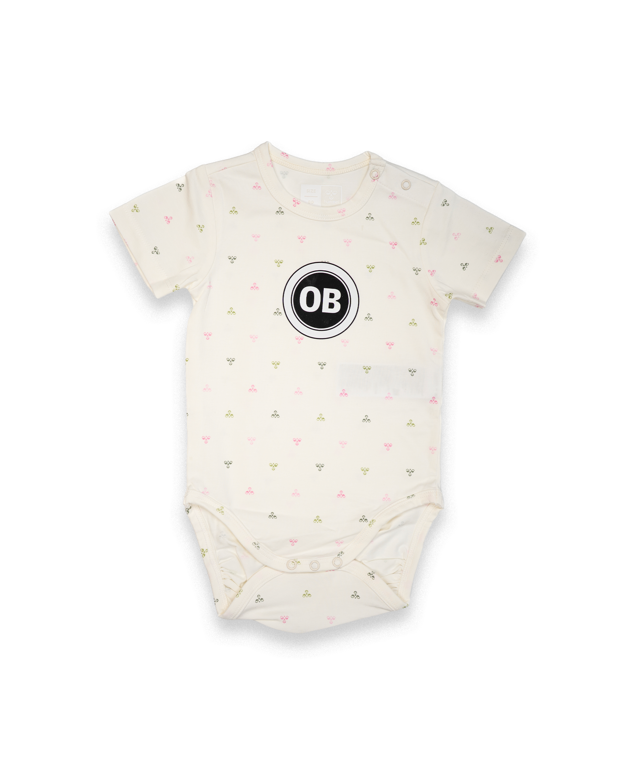 OB x Hummel Body - hvid med lyserød