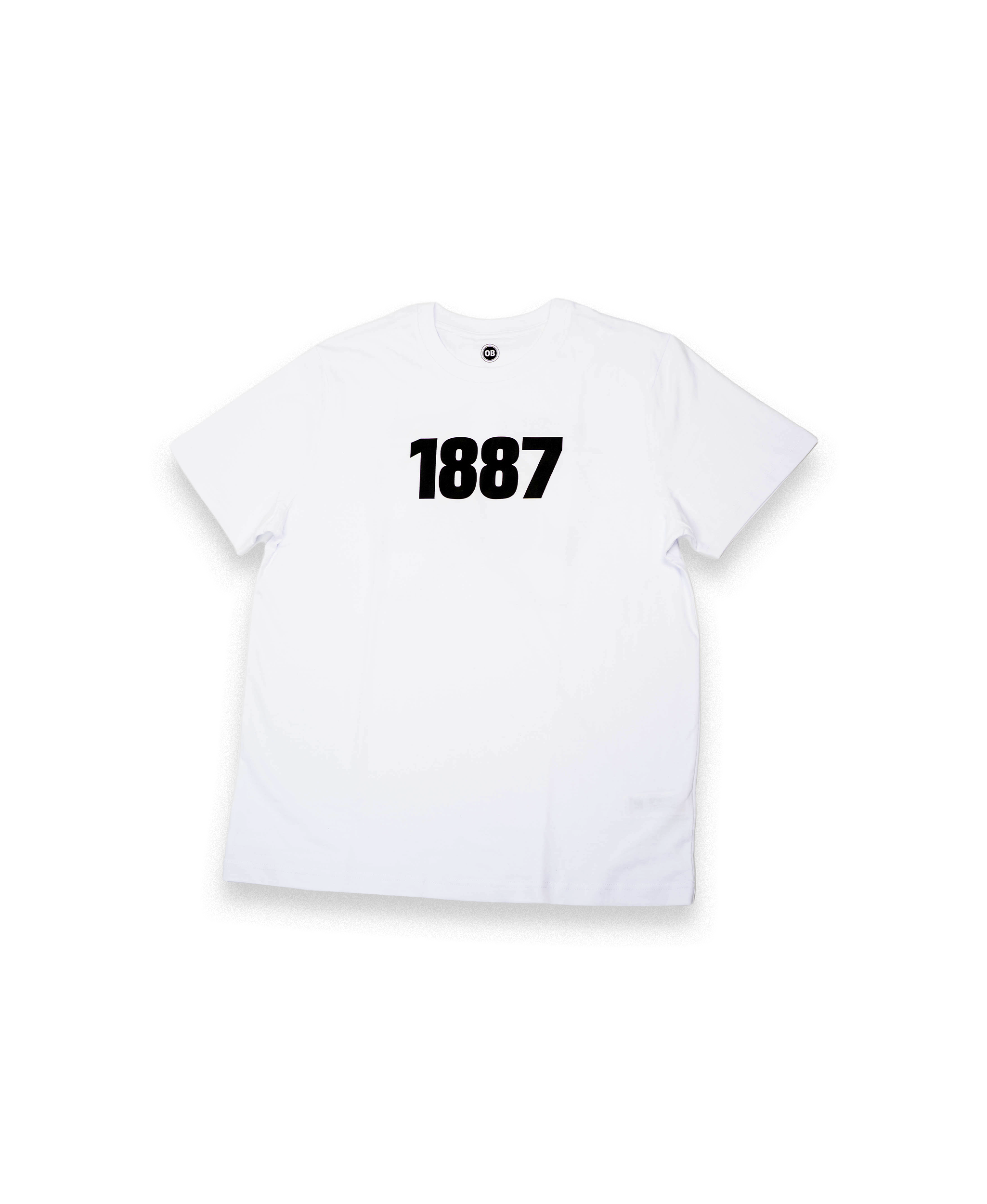 1887 Oversized Tee – Hvid