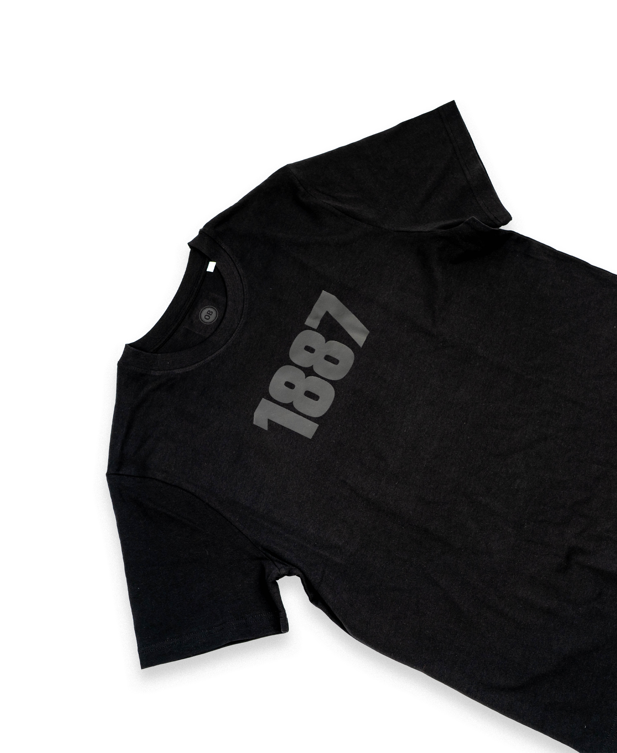 1887 Oversized Tee – Sort