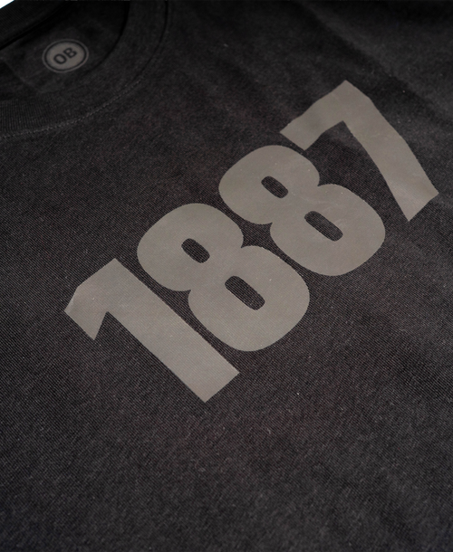 1887 Oversized Tee – Sort