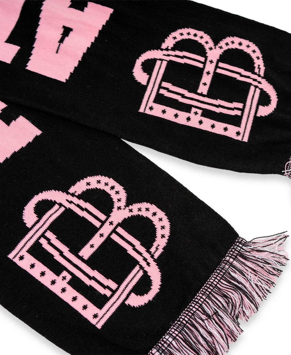 ATTENSYVOGFIRS PINK - Halstørklæde