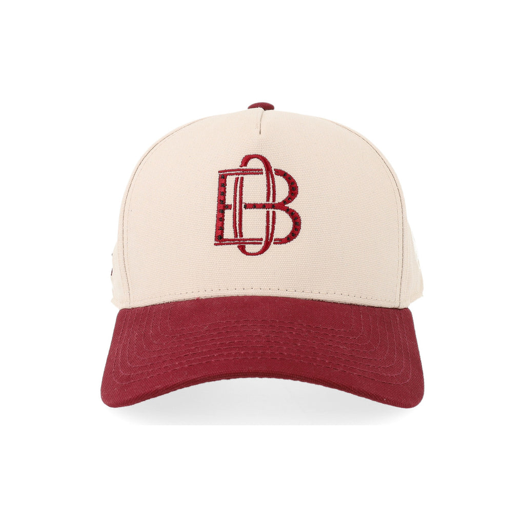 OB Heritage Cap – Creme/Bordeaux