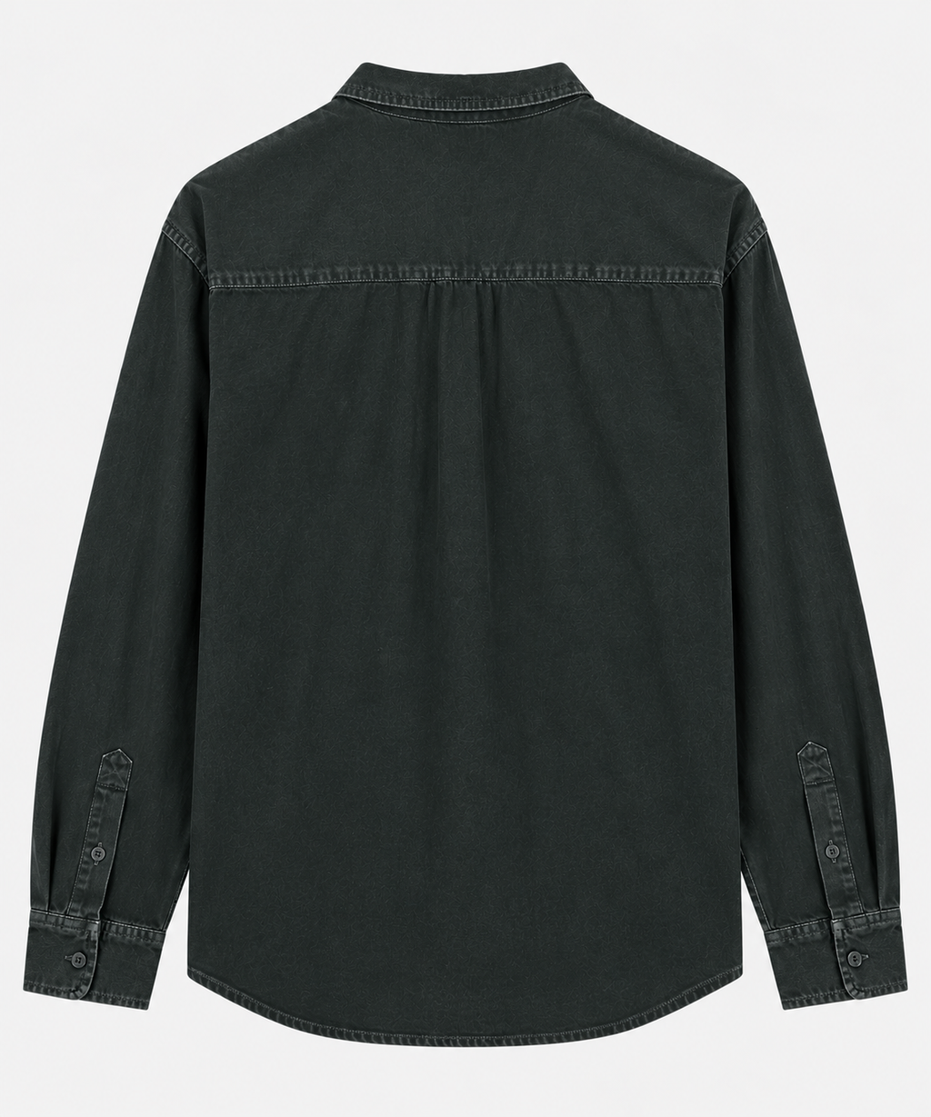 1887 Overshirt - Garment dyed sort