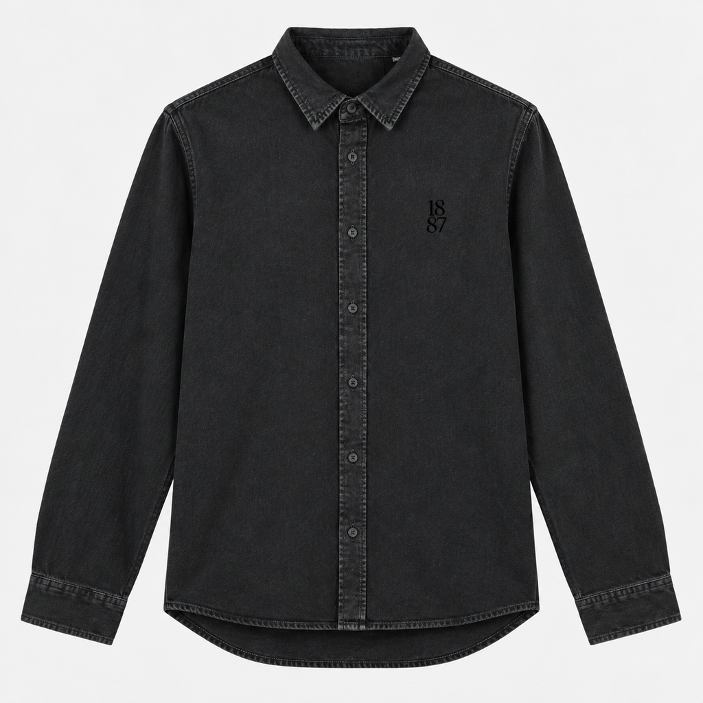 1887 Overshirt - Garment dyed sort