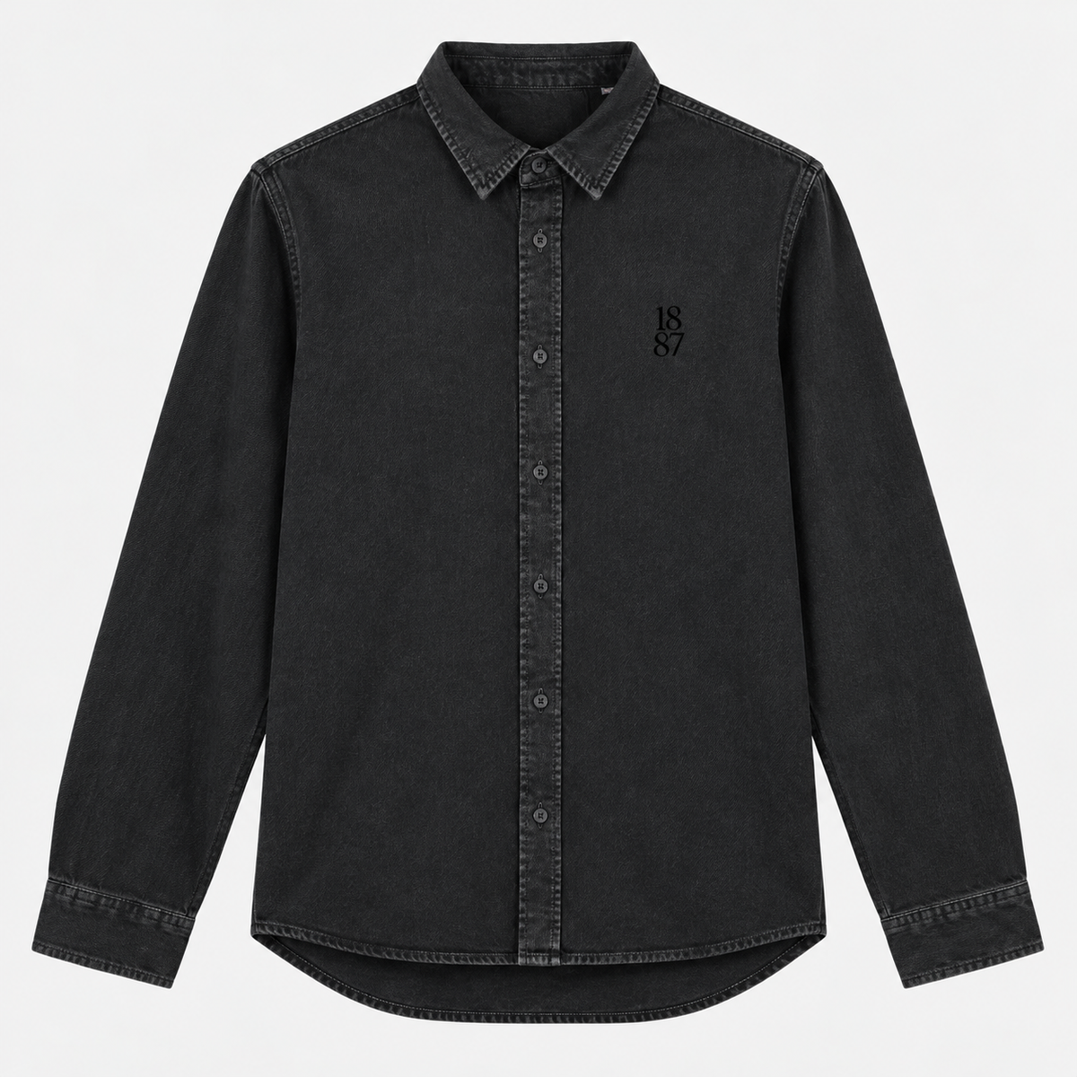1887 Overshirt - Garment dyed sort